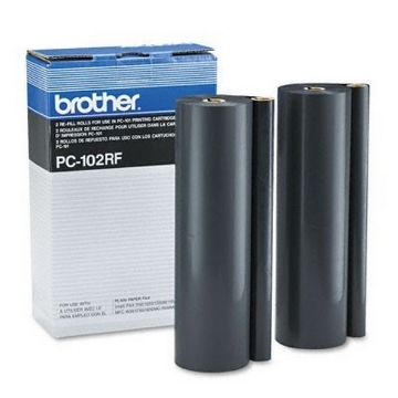 Picture of Brother PC-102RF OEM Black Thermal Fax Ribbons