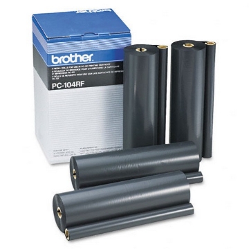 Picture of Brother PC-104RF OEM Black Thermal Transfer Refill Rolls (4/box)